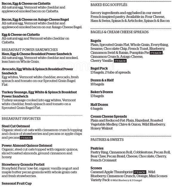 Panera Bread, Rohnert Park, Rohnert Park - Urbanspoon/Zomato graphic about Panera Printable Menu identify Panera Bread, Rohnert Park, Rohnert Park - Urbanspoon/Zomato